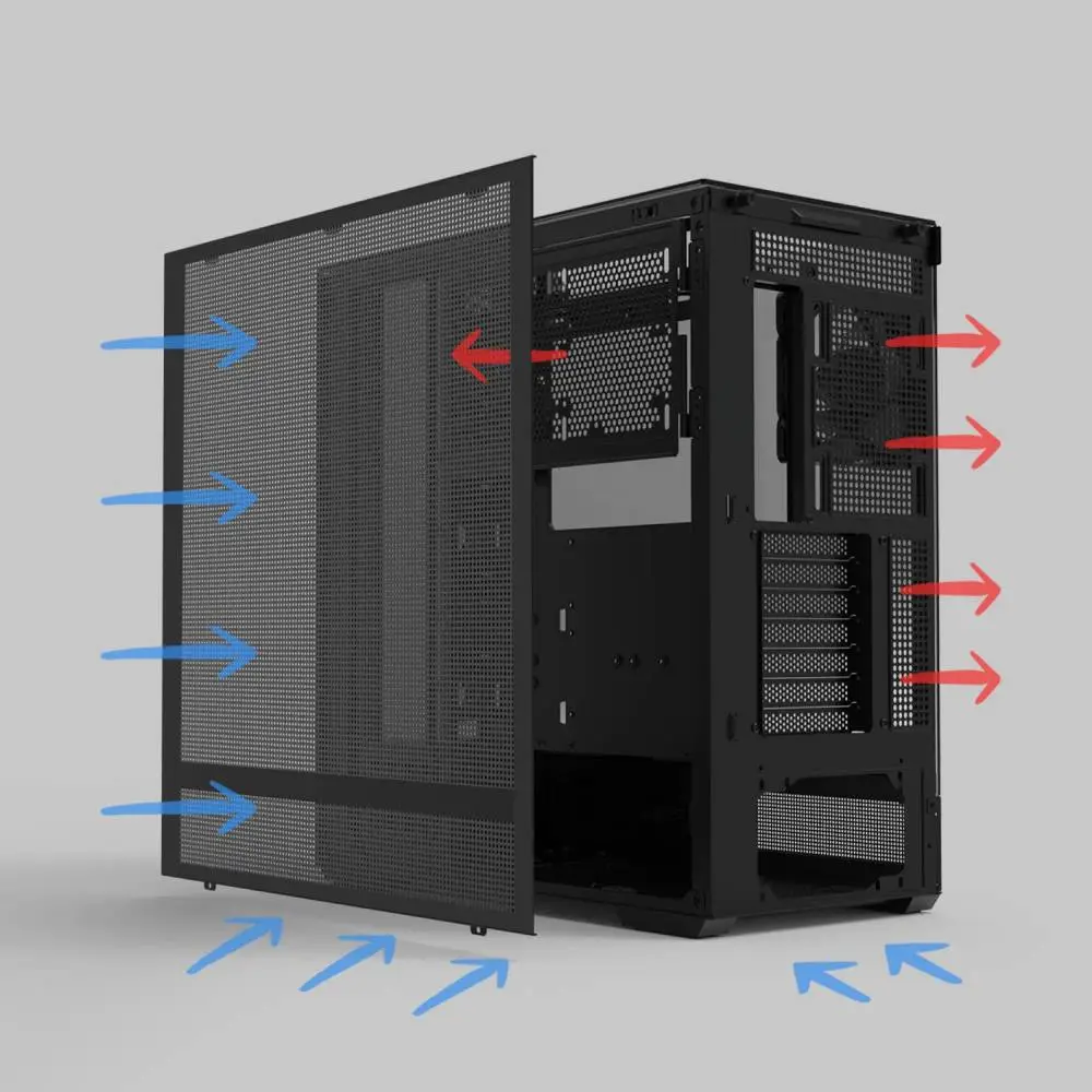 Кутия Zalman P40 Prism Black Case ATX