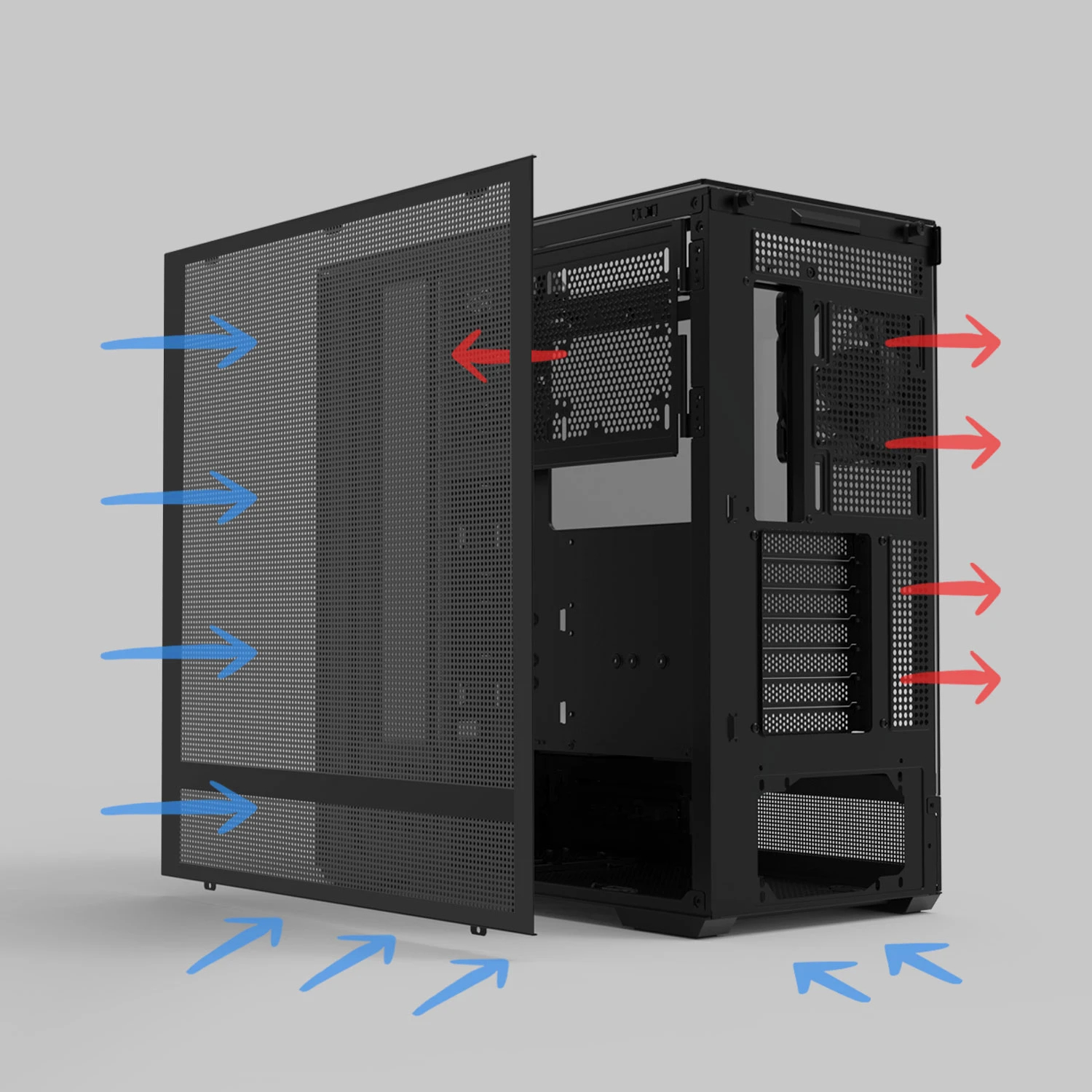 Кутия Zalman P40 Prism Black Case ATX