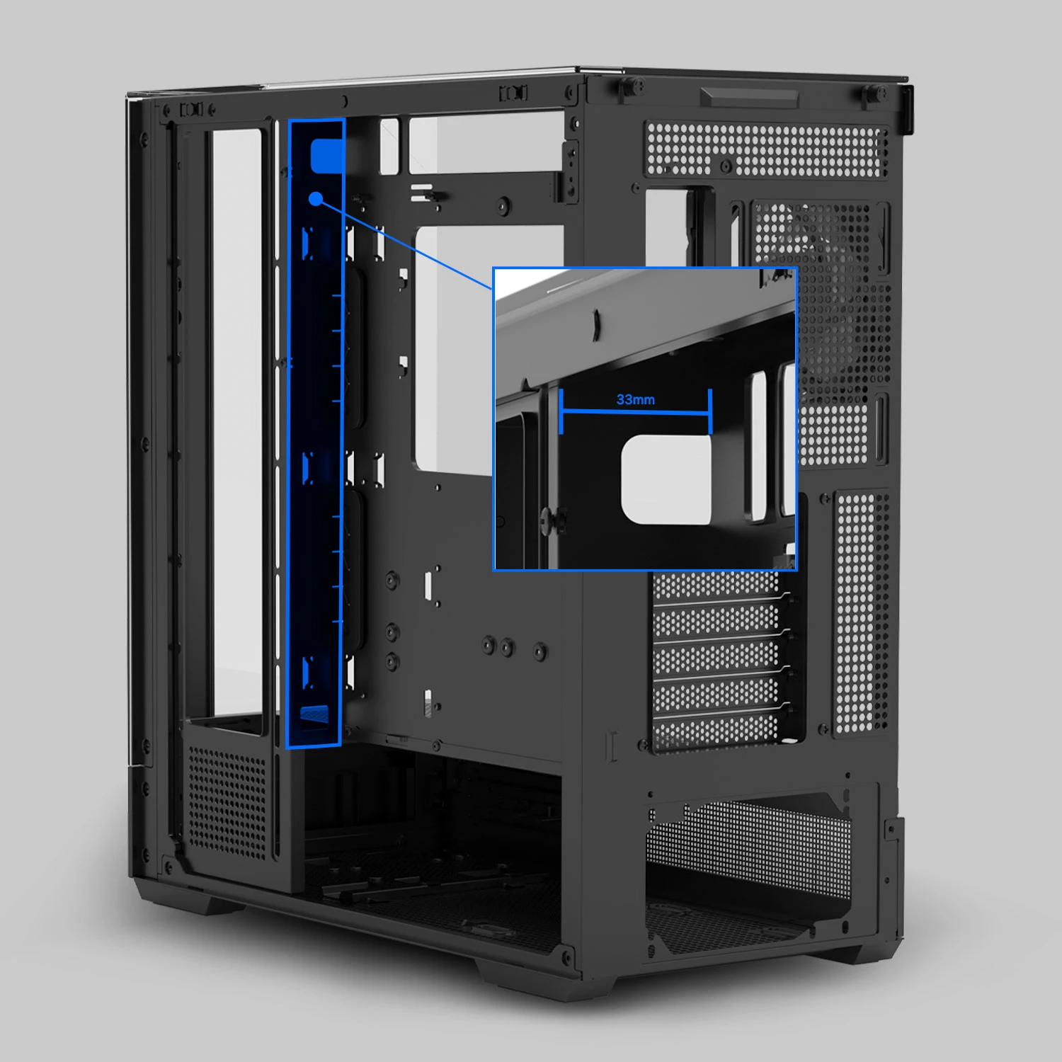Кутия Zalman P40 Prism Black Case ATX