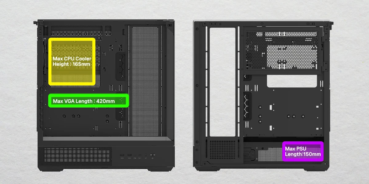 Кутия Zalman P40 Prism Black Case ATX