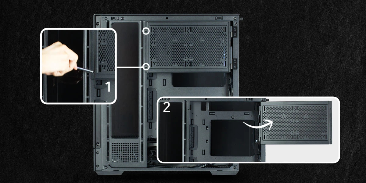 Кутия Zalman P40 Prism Black Case ATX