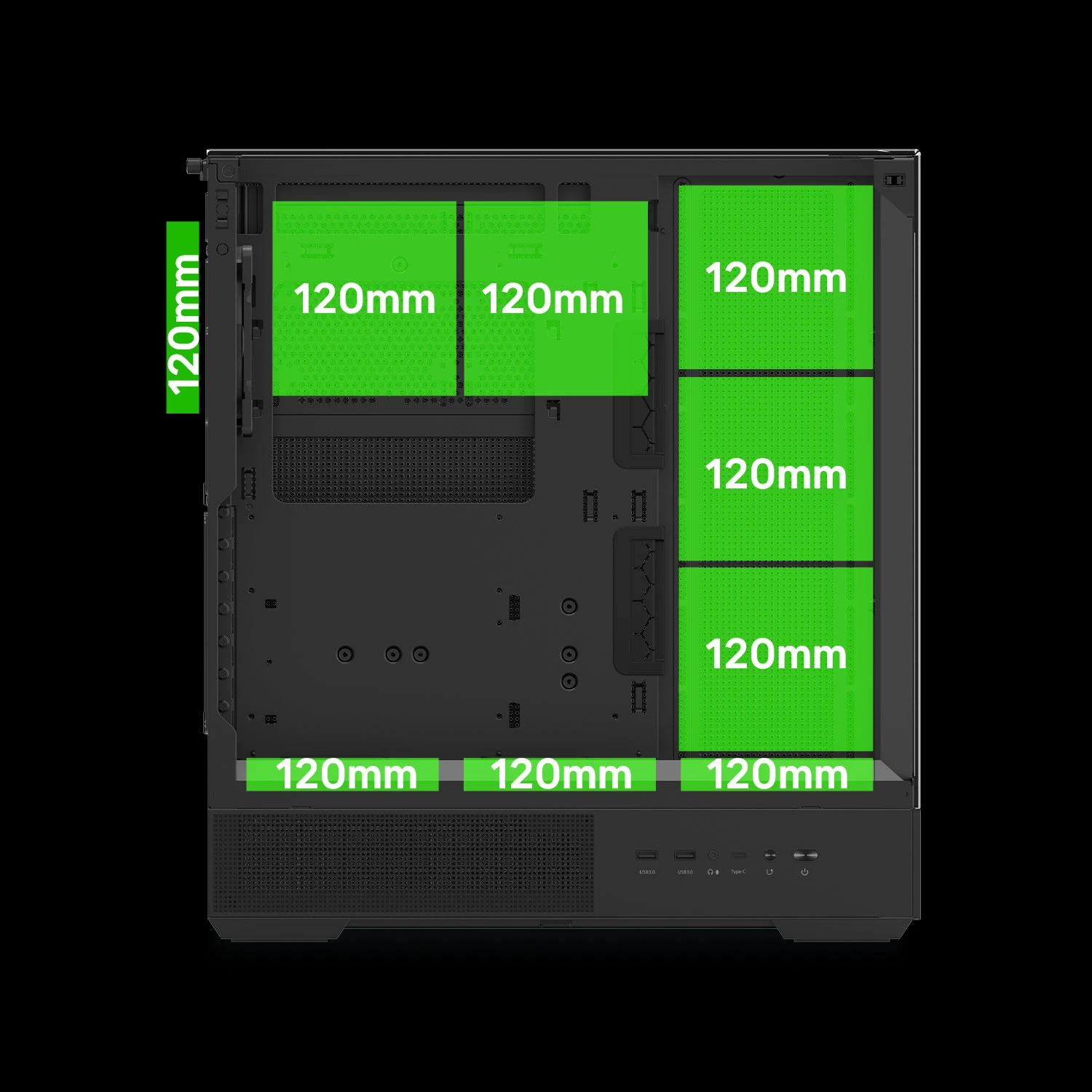 Кутия Zalman P40 Prism Black Case ATX