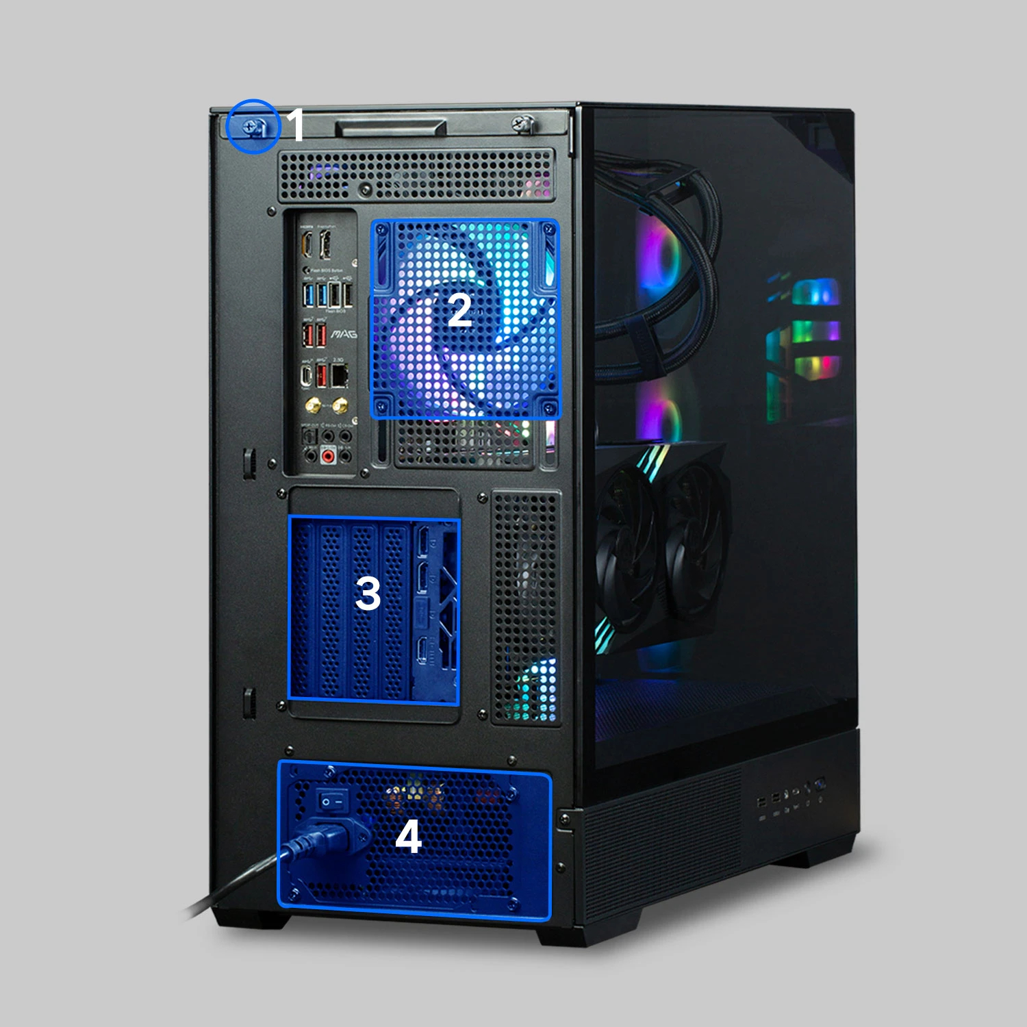 Кутия Zalman P40 Prism Black Case ATX