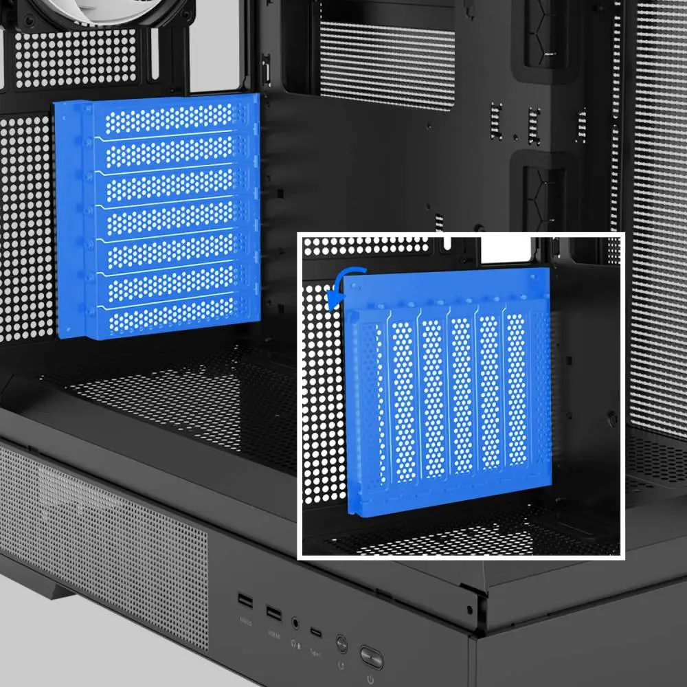 Кутия Zalman P40 Prism Black Case ATX