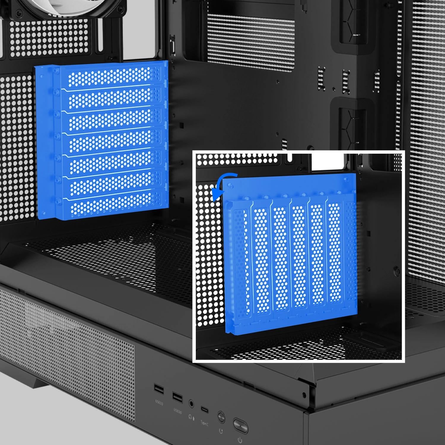 Кутия Zalman P40 Prism Black Case ATX