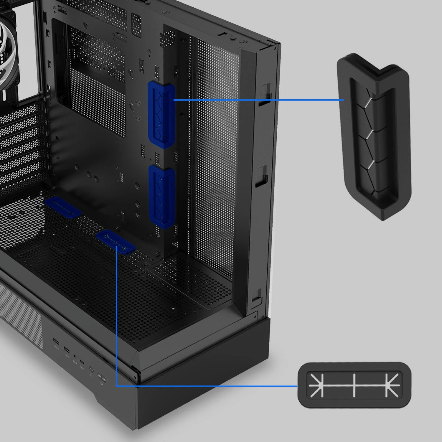 Кутия Zalman P40 Prism Black Case ATX