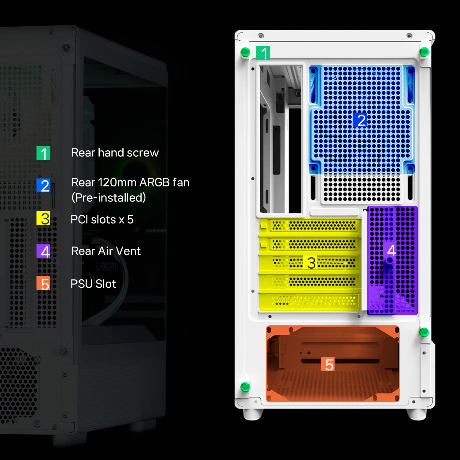 Корпус Zalman P10 White Case mATX