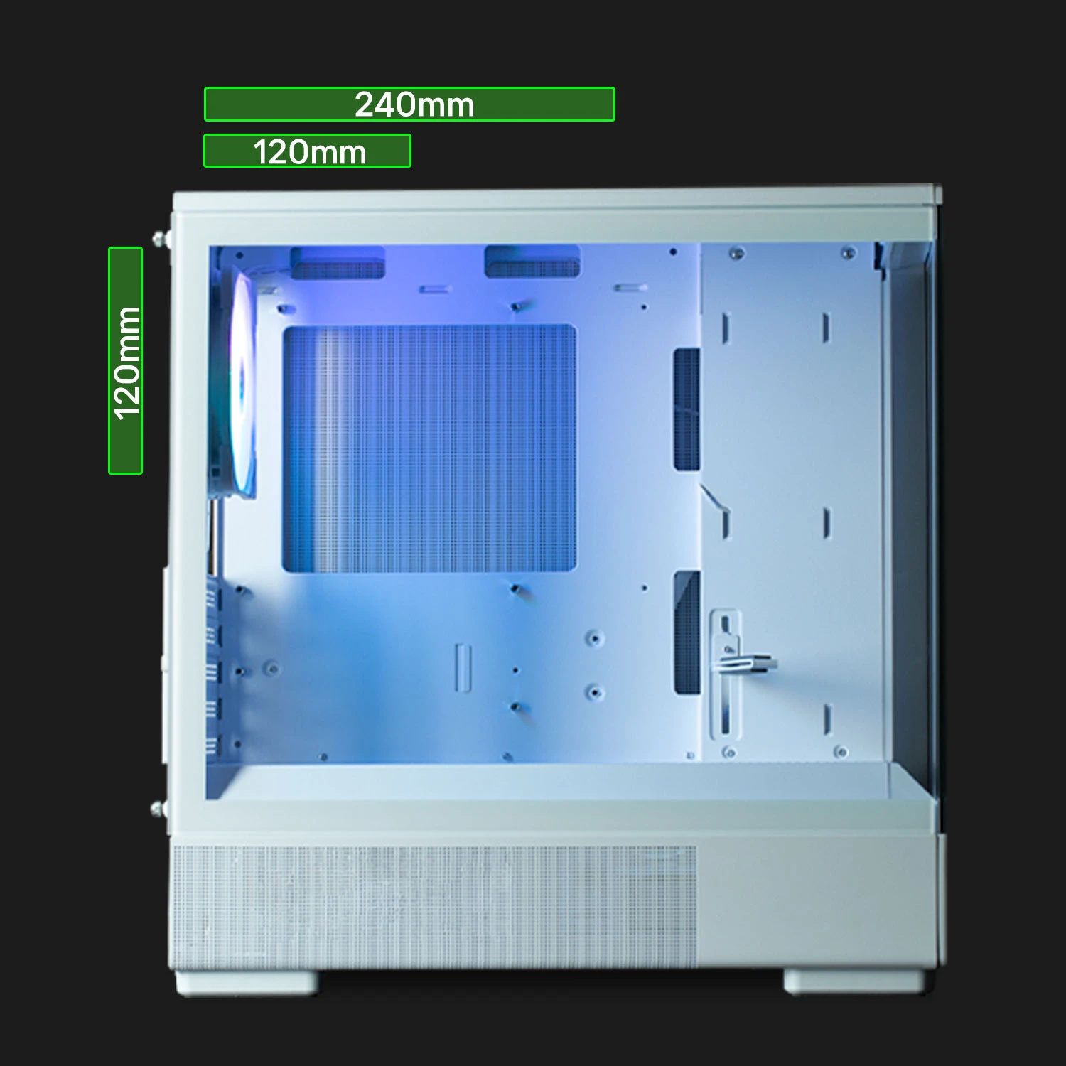 Корпус Zalman P10 White Case mATX