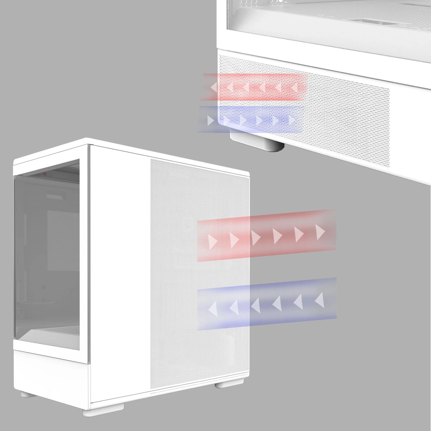 Корпус Zalman P10 White Case mATX
