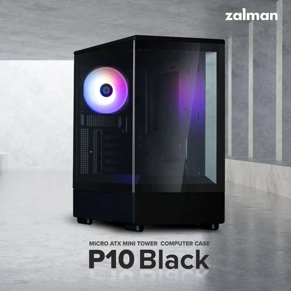 Кутия Zalman P10 Black Case mATX