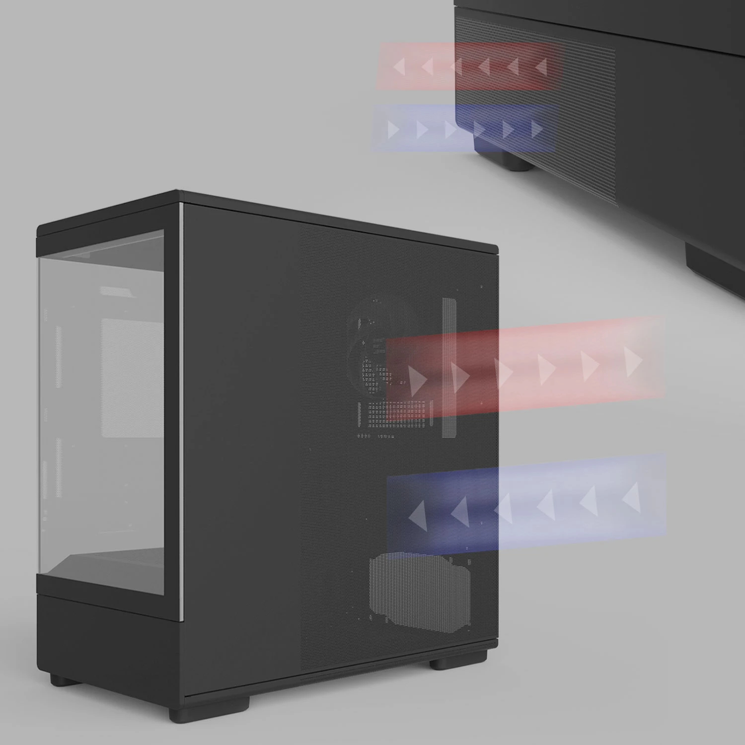 Кутия Zalman P10 Black Case mATX