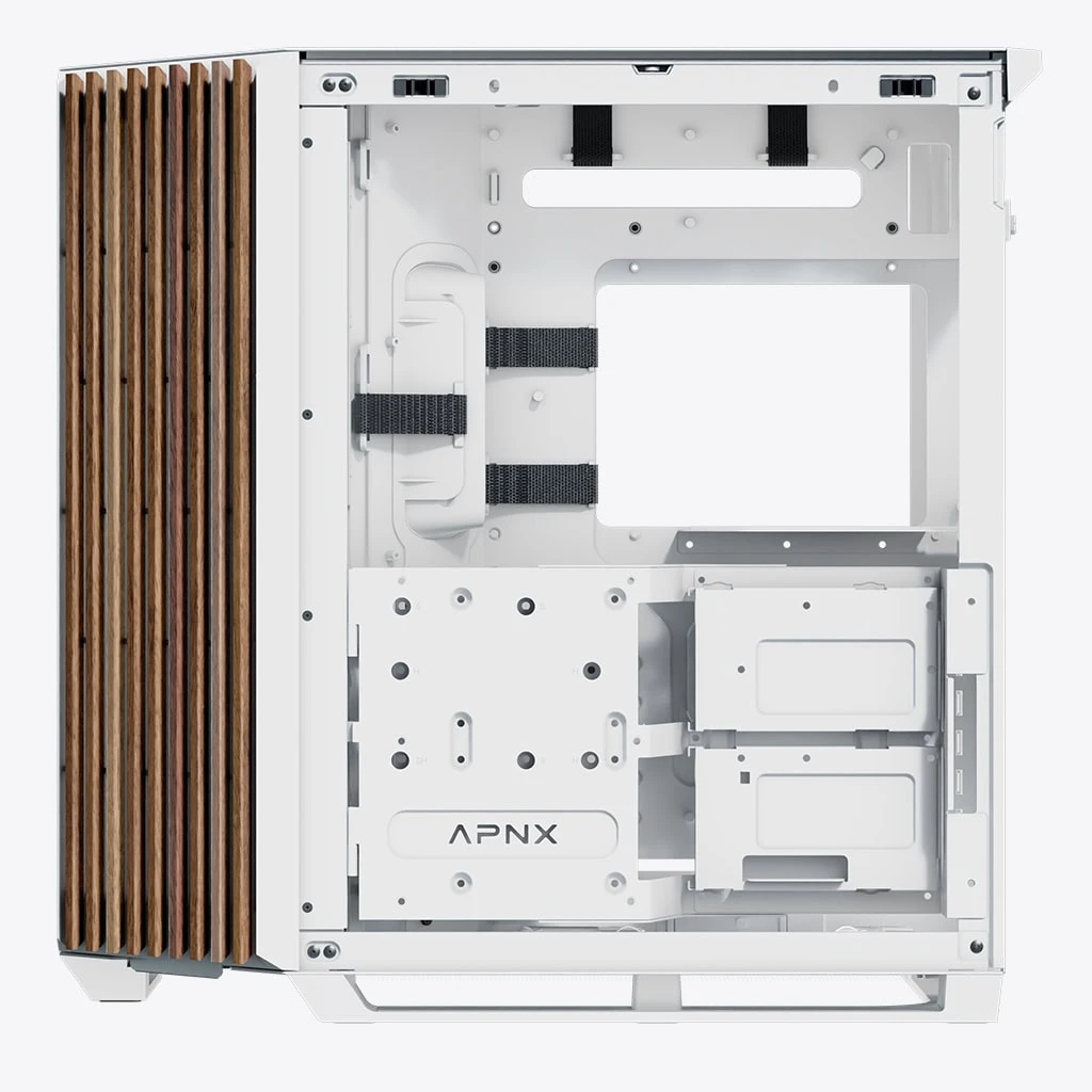 Boîtier APNX V1-W - Wood White Case ATX
