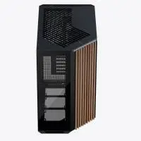 Кутия APNX V1-W - Wood Black Case ATX