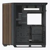 Кутия APNX V1-W - Wood Black Case ATX