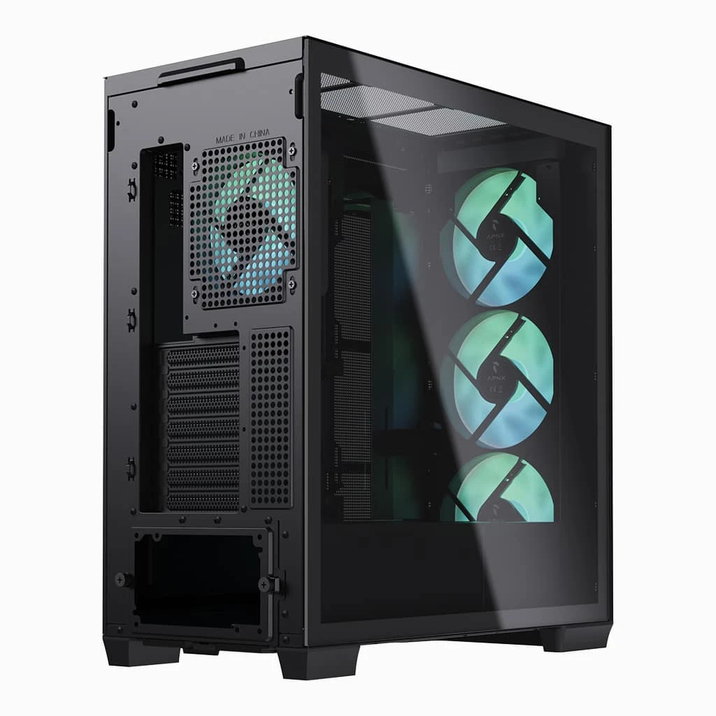 Кутия APNX C1-R Black Case ATX