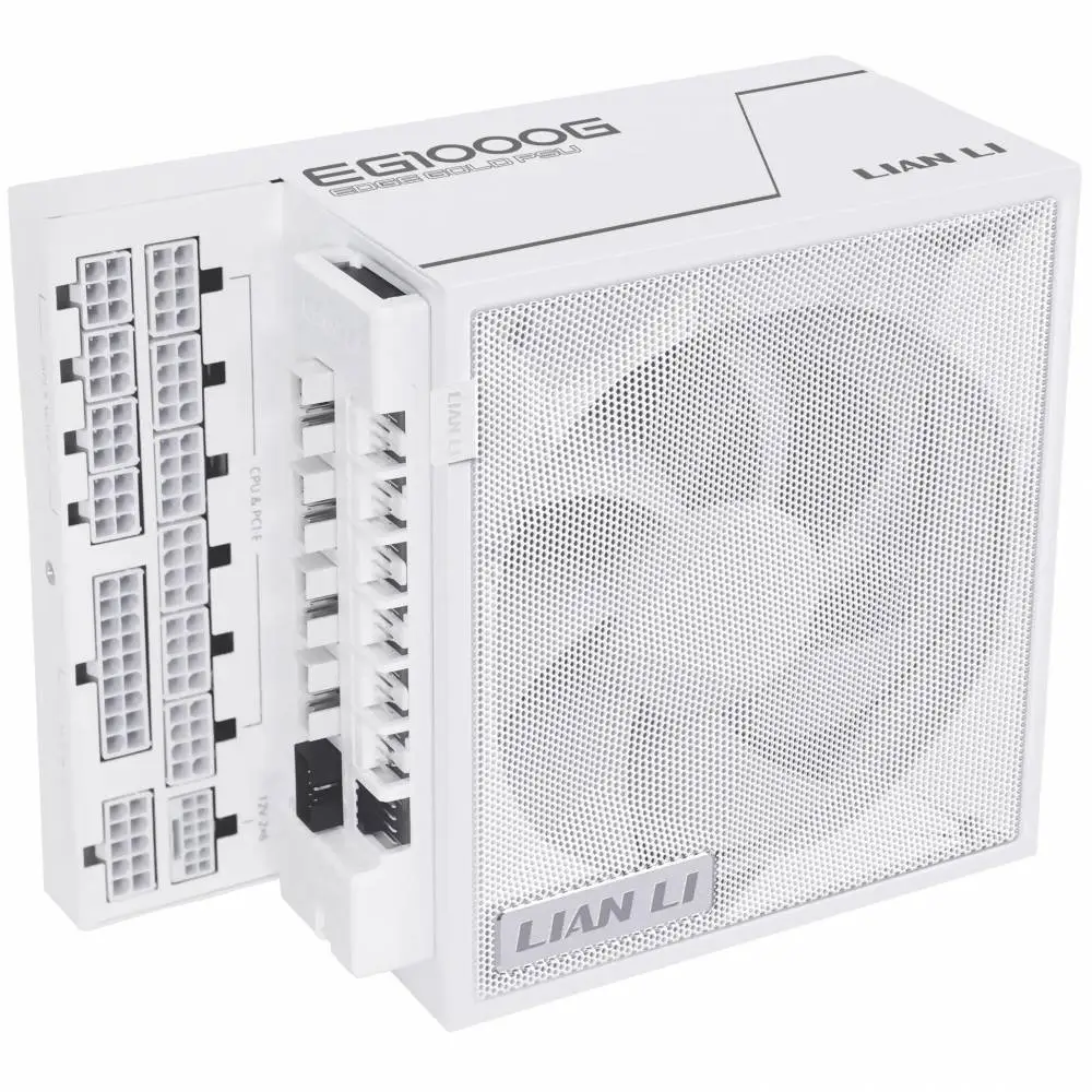 Блок живлення Lian Li EDGE 1000W 80 Plus Gold PCIe 5.1, ATX 3.1 Білий