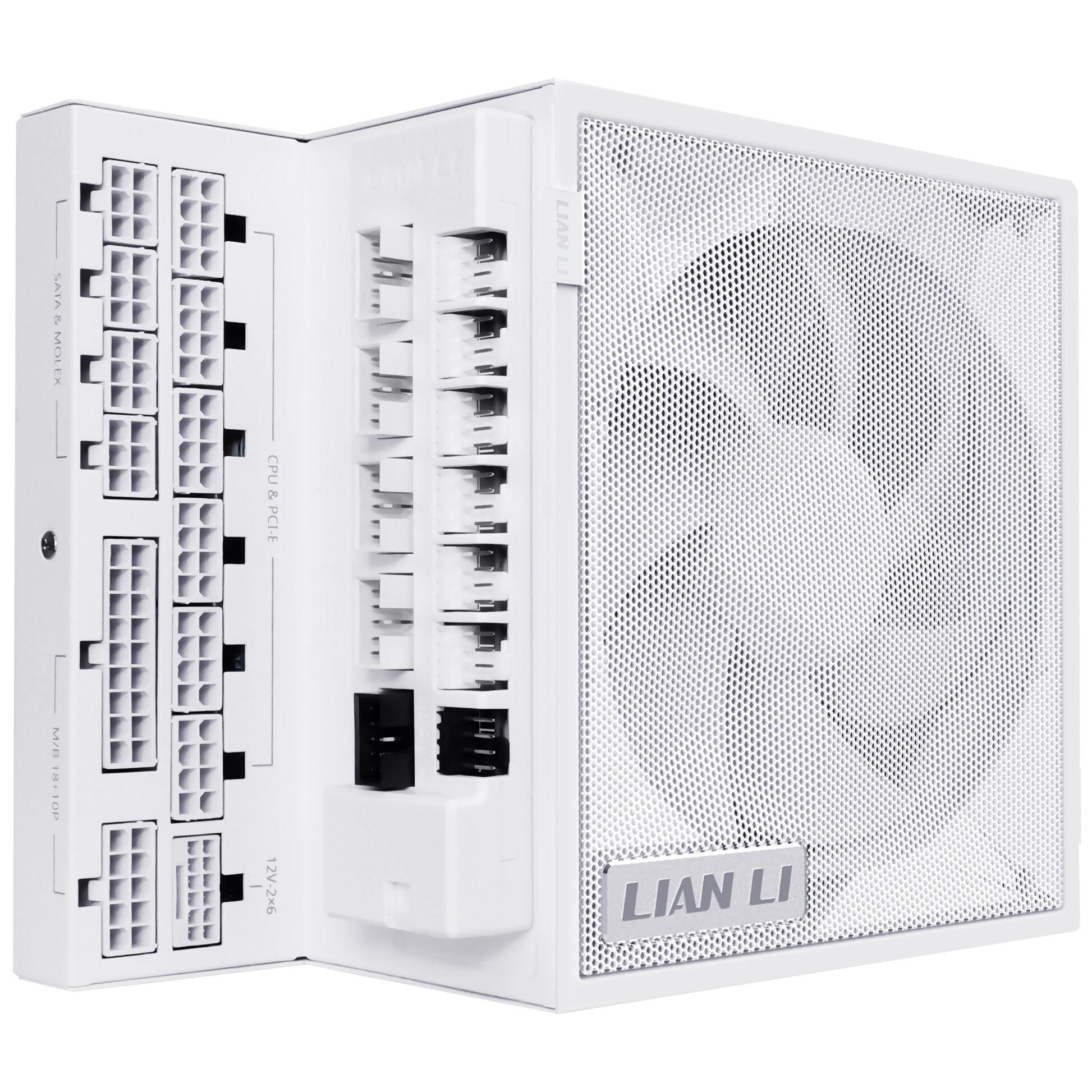 Захранване Lian Li EDGE 1000W 80 Plus Gold PCIe 5.1, ATX 3.1 White