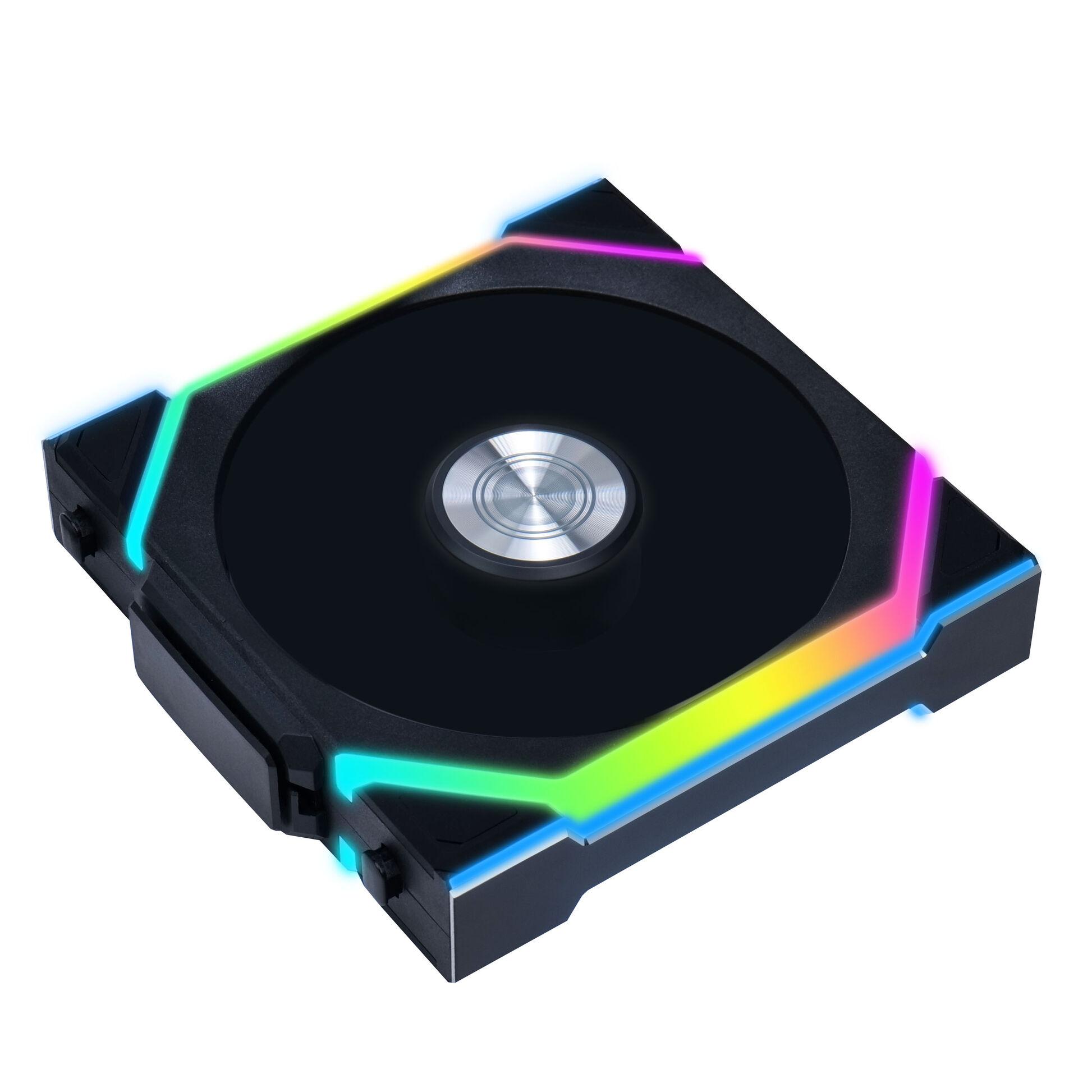 Вентилатор Lian Li UNI FAN SL Wireless ARGB PWM Reverse Blade - 120 mm Черен