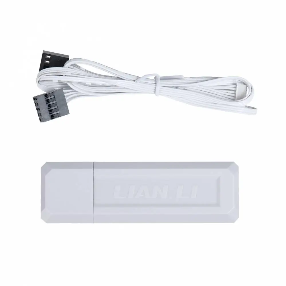 Вентилатори 3бр Lian Li UNI FAN SL Wireless ARGB PWM - 120 mm Бели + Контролер