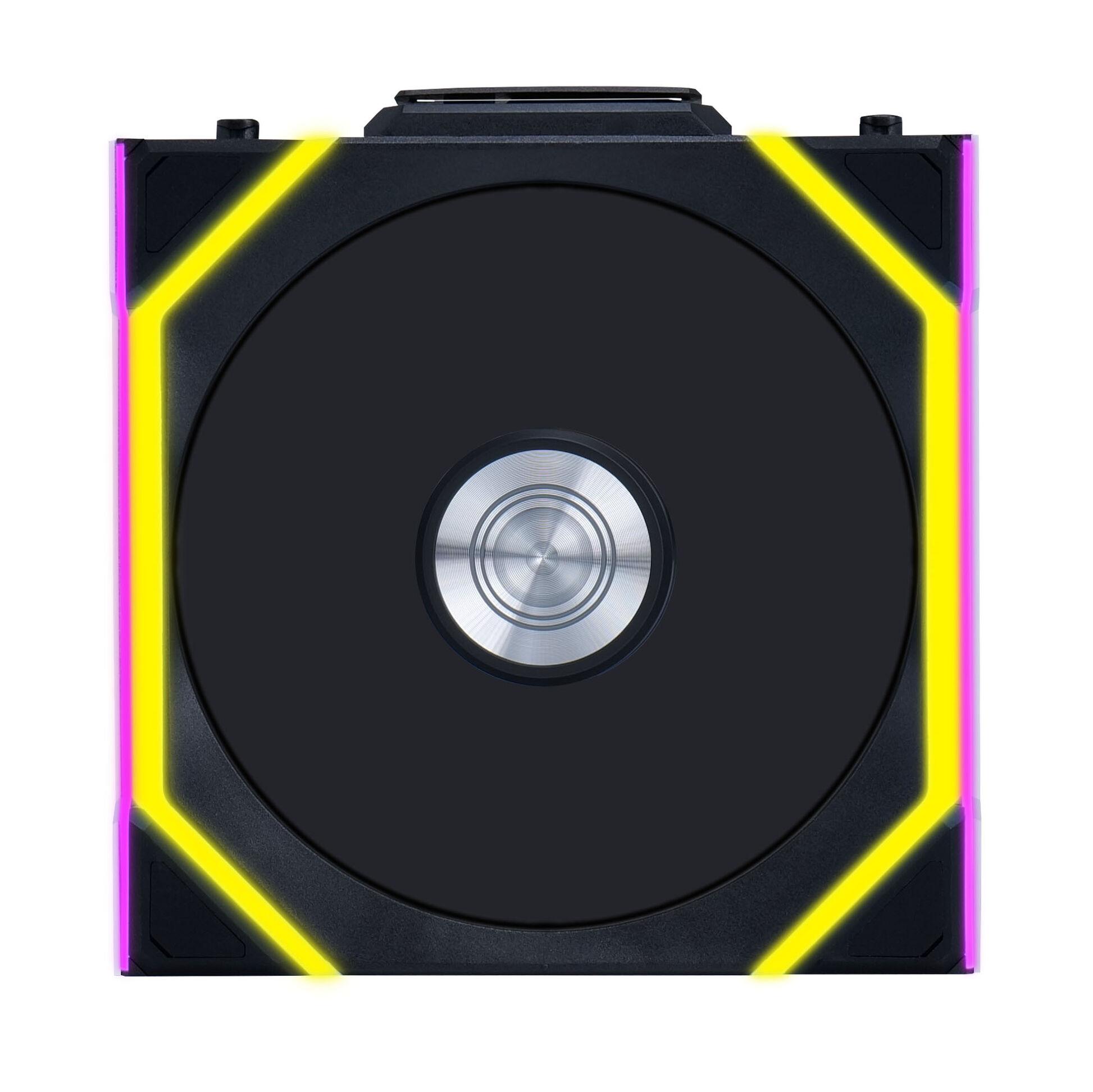 Вентилатори 3бр Lian Li UNI FAN SL Wireless ARGB PWM Reverse Blade - 120 mm Черен + Контролер