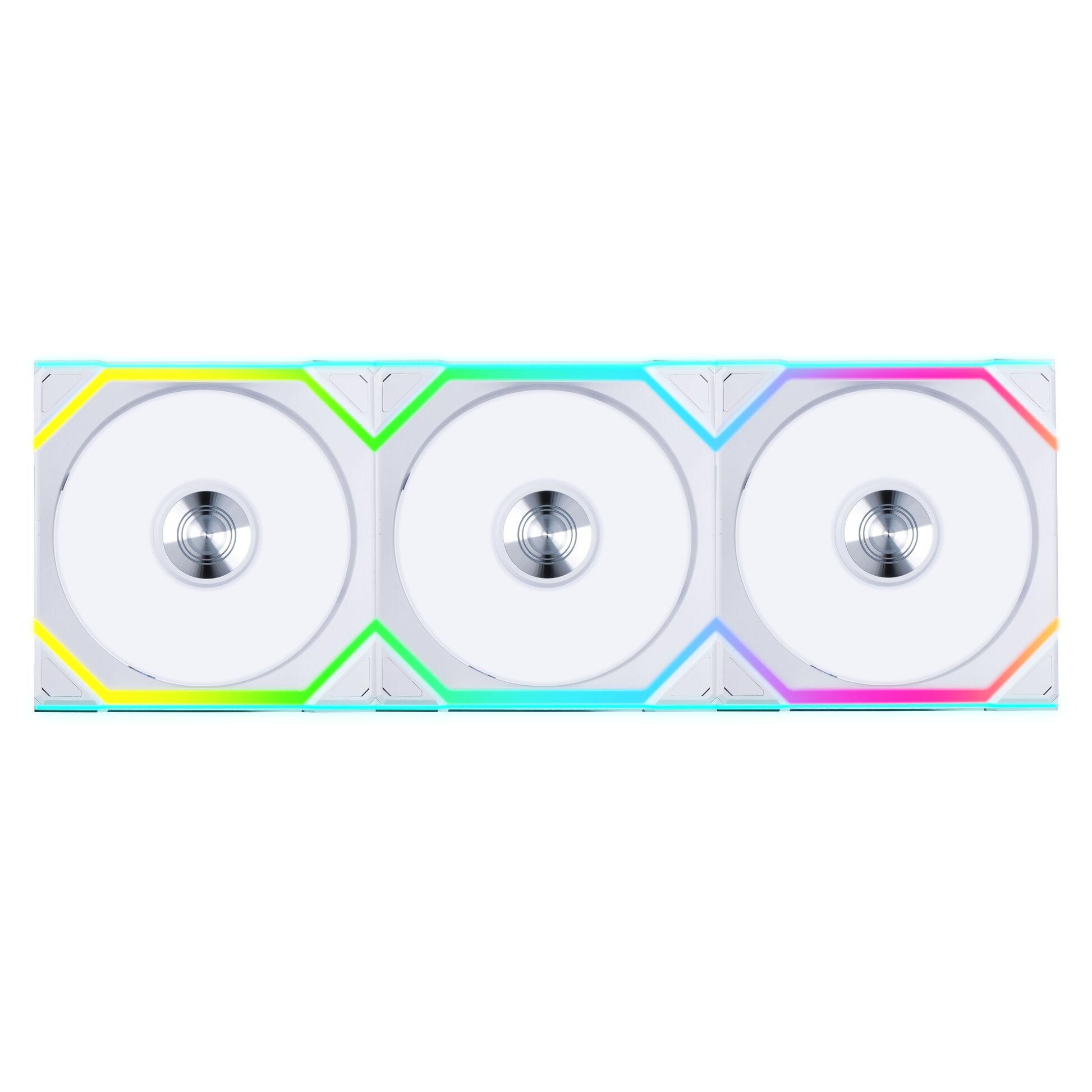 Ανεμιστήρες 3 τεμ Lian Li UNI FAN SL Wireless ARGB PWM Reverse Blade - 120 mm Λευκοί + Ελεγκτής
