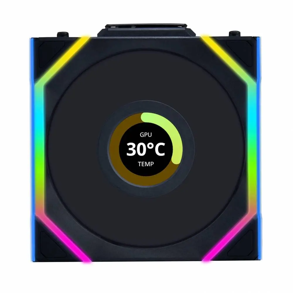 Fan Lian Li UNI FAN SL Wireless LCD ARGB PWM - 120 mm Black
