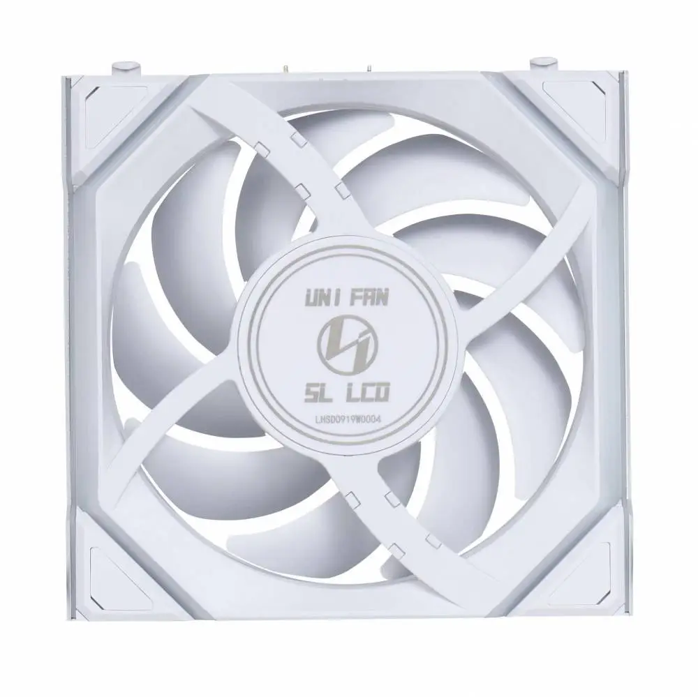 Вентилатор Lian Li UNI FAN SL Wireless LCD Reverse Blade ARGB PWM - 120 mm Бял