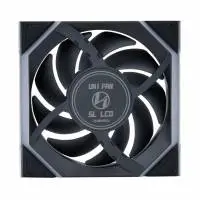 Вентилатори 3бр Lian Li UNI FAN SL Wireless LCD Reverse Blade ARGB PWM - 120 mm Черни