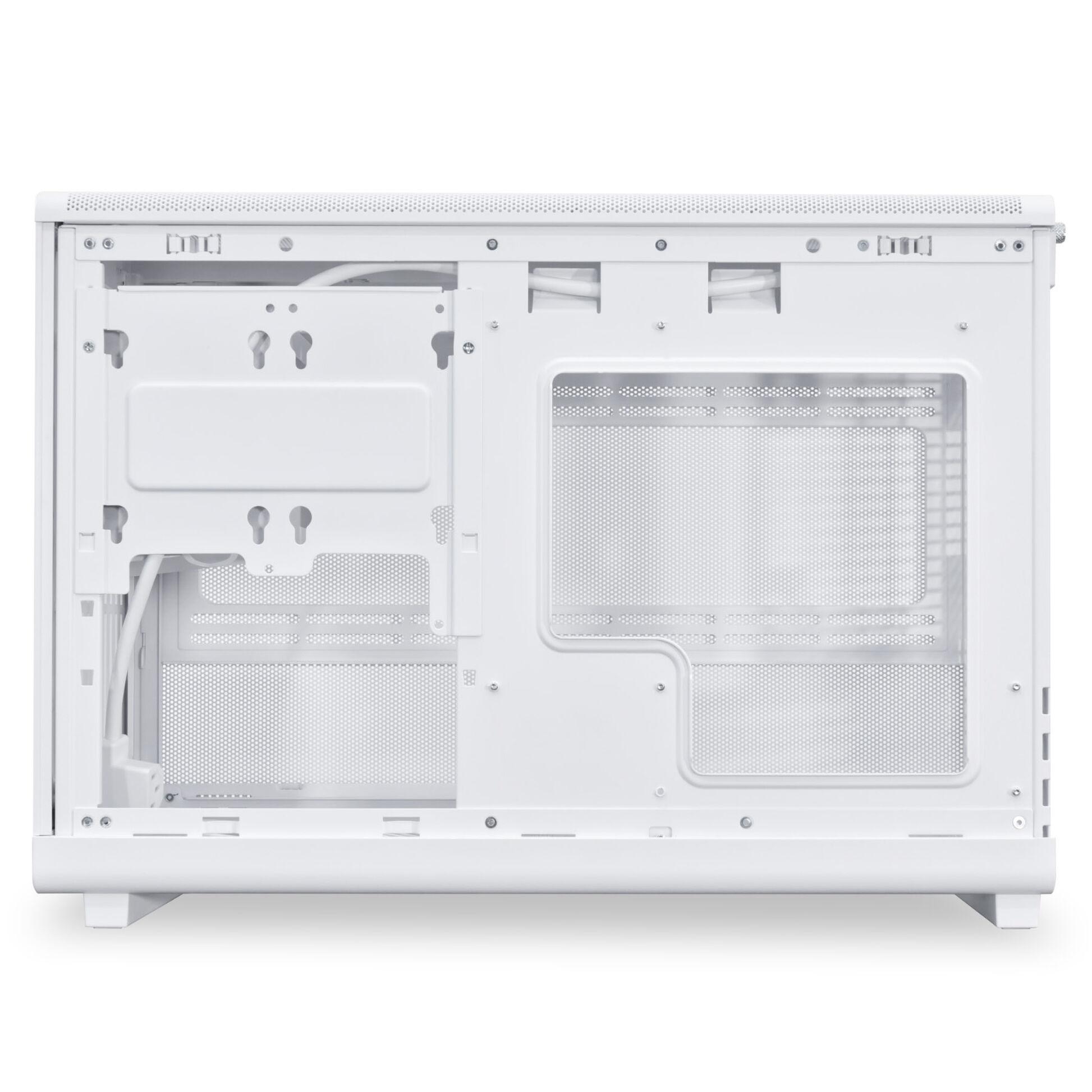 Кутия Lian Li DAN A3-mATX Wood Edition White - Micro Tower