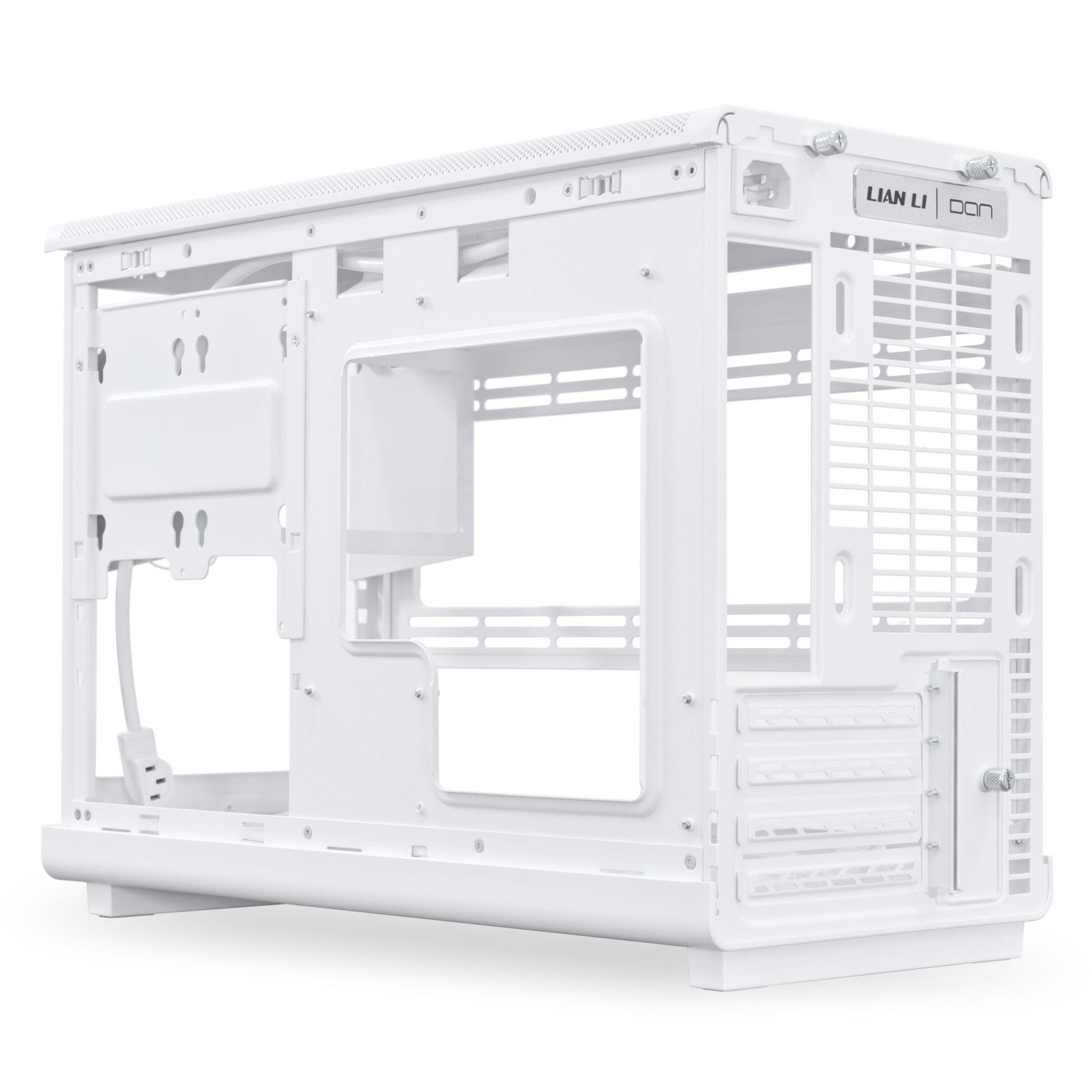 Кутия Lian Li DAN A3-mATX Wood Edition White - Micro Tower