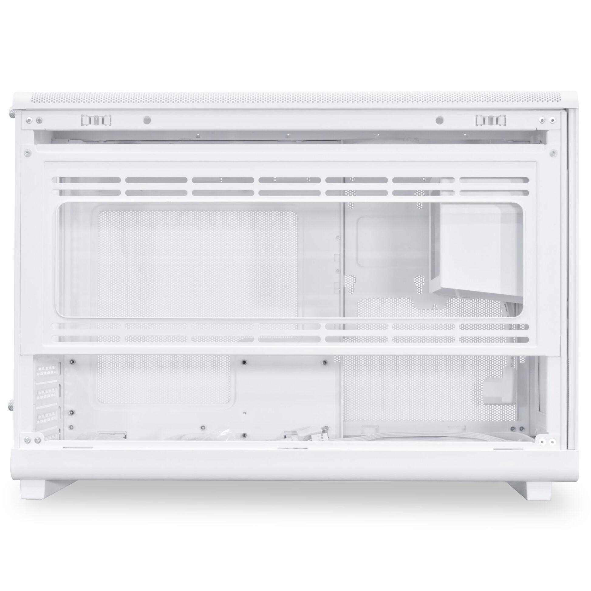 Кутия Lian Li DAN A3-mATX Wood Edition White - Micro Tower