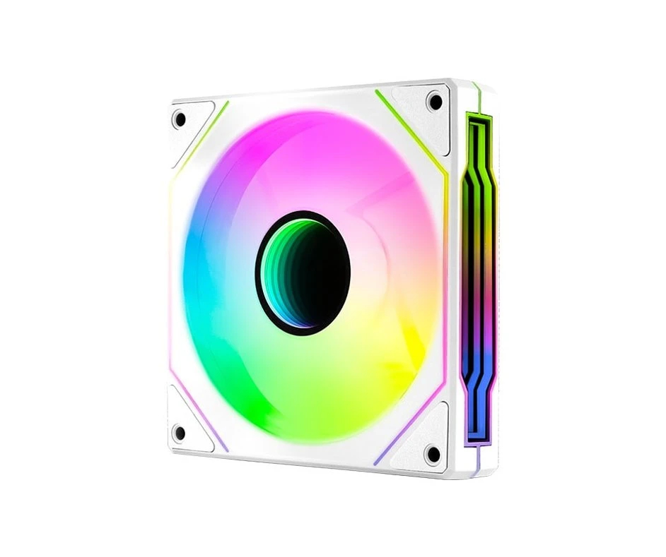 Ανεμιστήρας AeroCool Phantom M-3R Infinity Mirror ARGB REVERSE White Fan 120mm