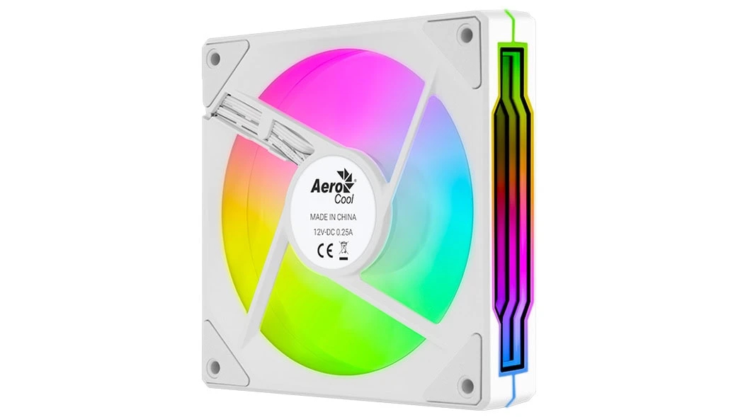 Ανεμιστήρας AeroCool Phantom M-3R Infinity Mirror ARGB REVERSE White Fan 120mm