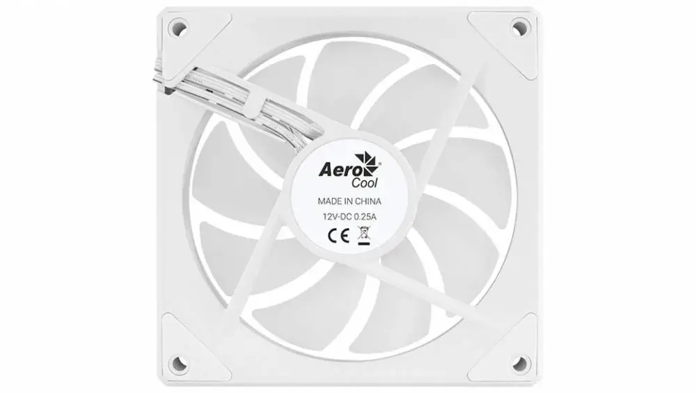 Вентилатор AeroCool Phantom M-3R Infinity Mirror ARGB REVERSE White Fan 120mm 