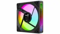 Вентилатор AeroCool Phantom M-3R Infinity Mirror ARGB REVERSE Black Fan 120mm 