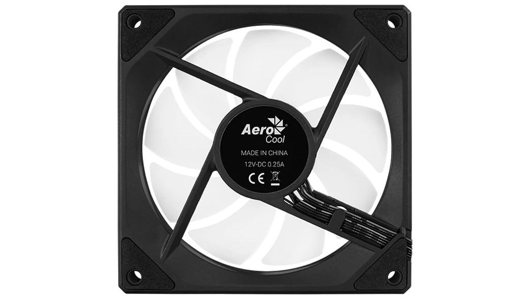 Вентилатор AeroCool Phantom M-3R Infinity Mirror ARGB REVERSE Black Fan 120mm 