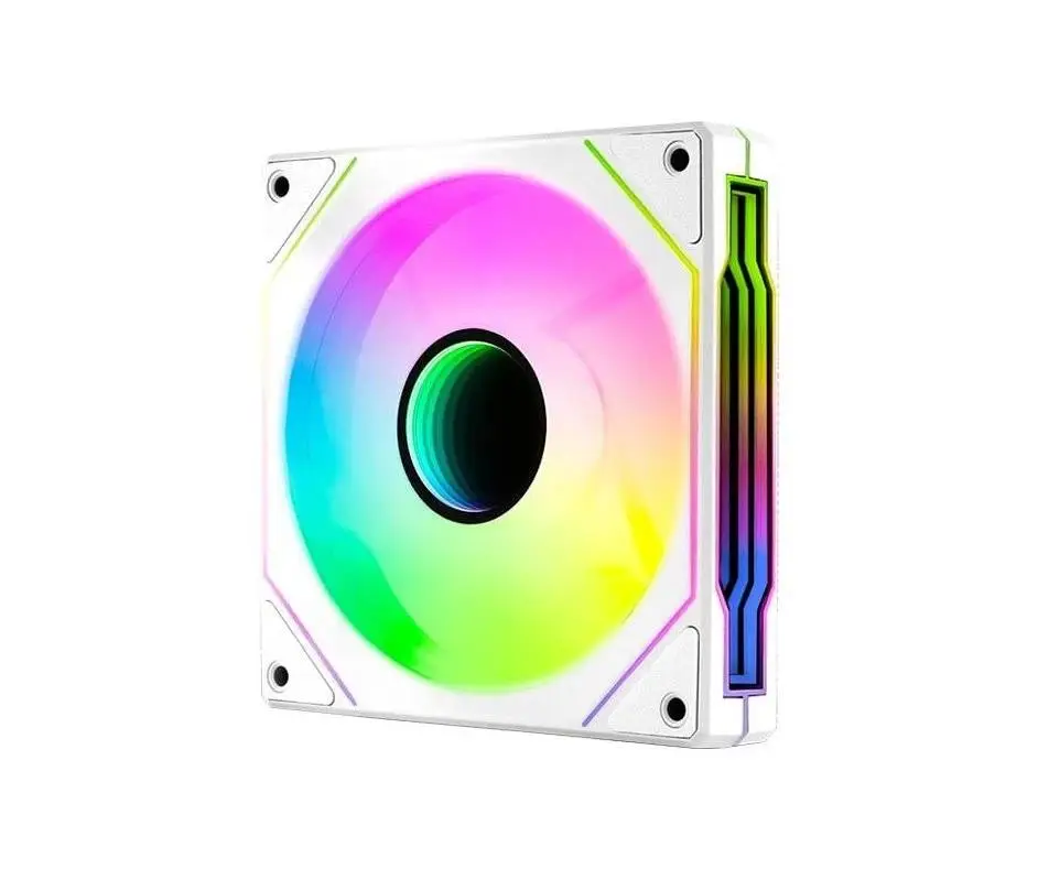 Вентилатор AeroCool Phantom M-3 Infinity Mirror ARGB White Fan 120mm