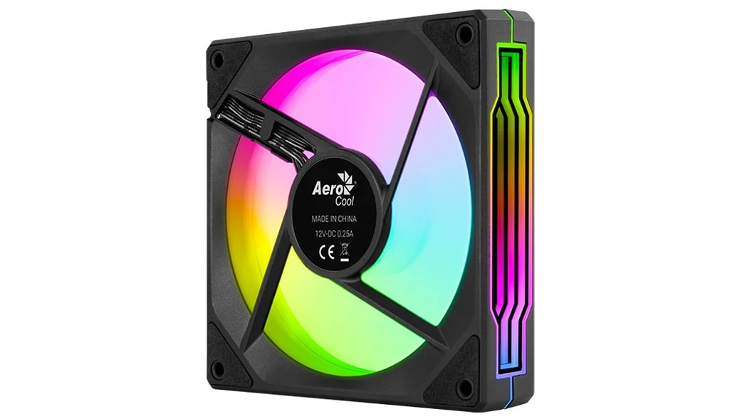 Вентилатор AeroCool Phantom M-3 Infinity Mirror ARGB Black Fan 120mm