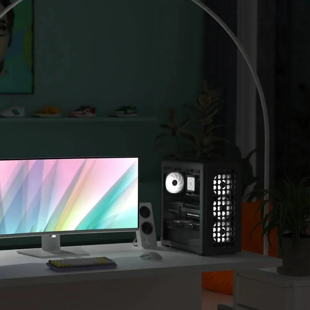Кутия AeroCool D502A Black Addressable RGB Case ATX