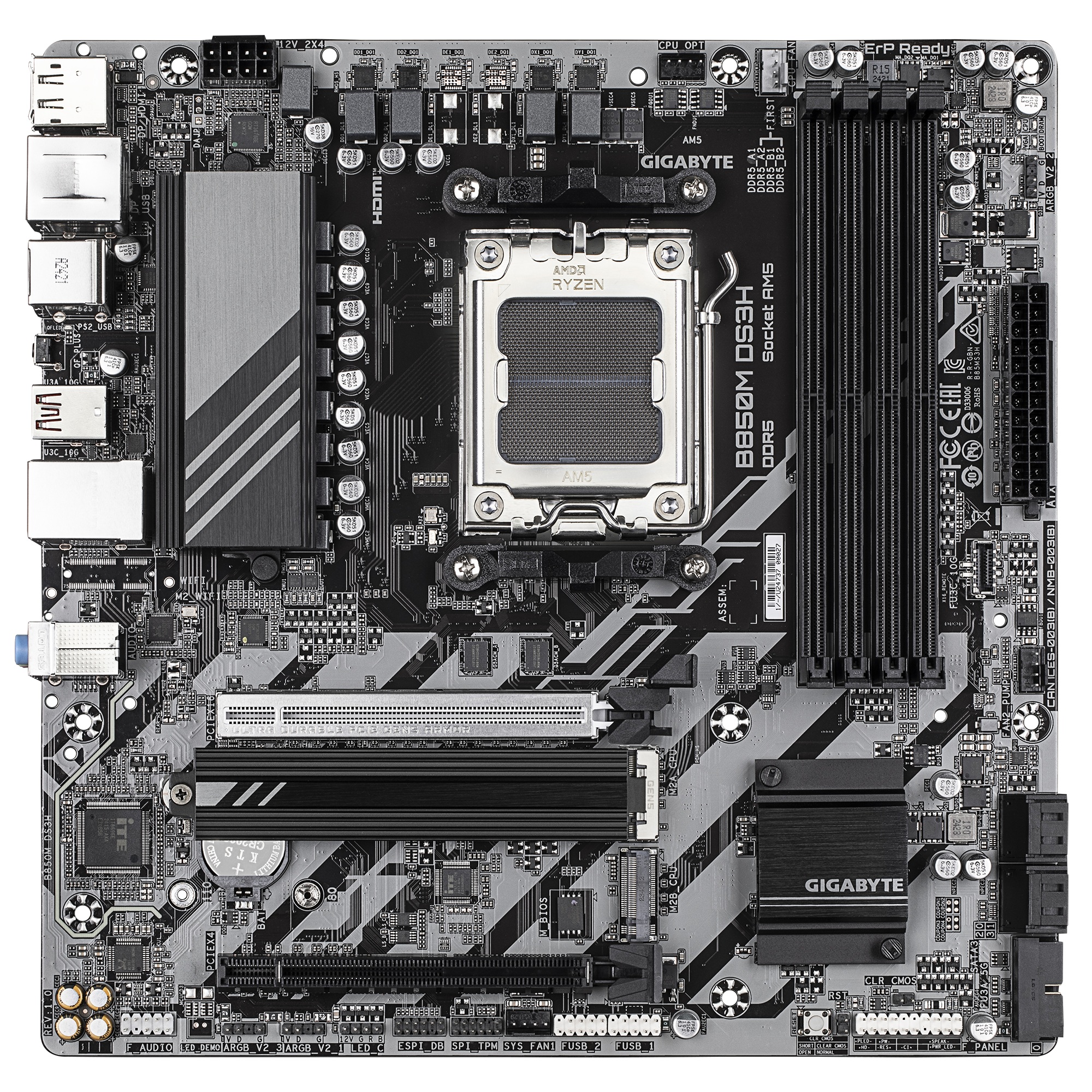 Дънна платка Gigabyte B850M DS3H AM5