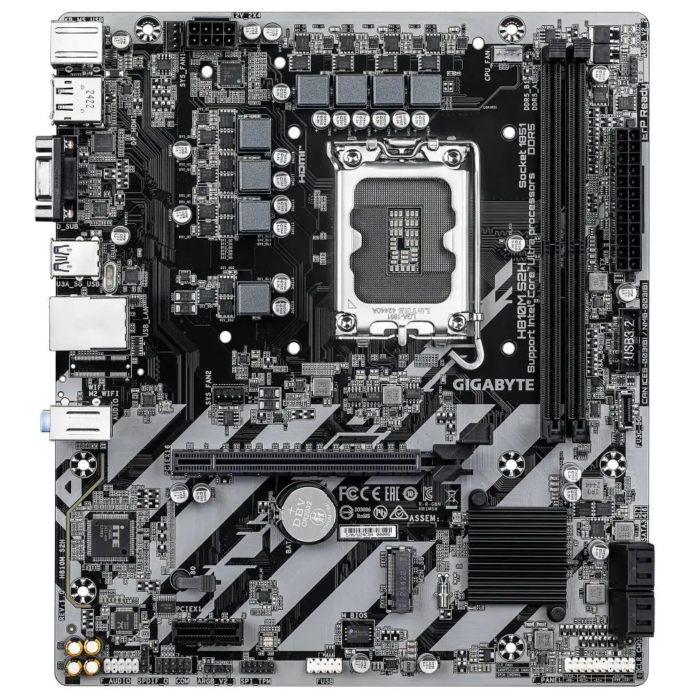 Дънна платка Gigabyte H810M S2H LGA1851