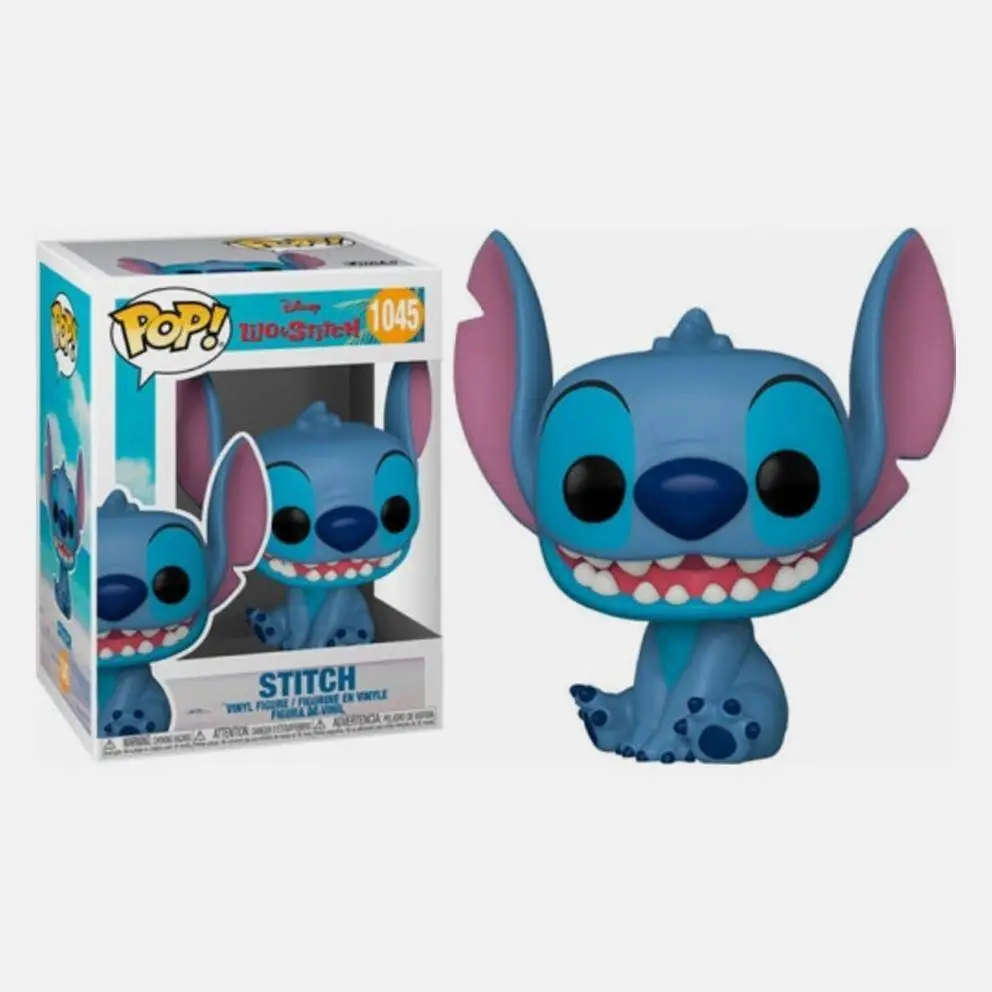 Фигурка Funko POP! Movies: Disney Lilo and Stitch, 065665, Stitch (Smiling Seated) #1045 Vinyl Figure