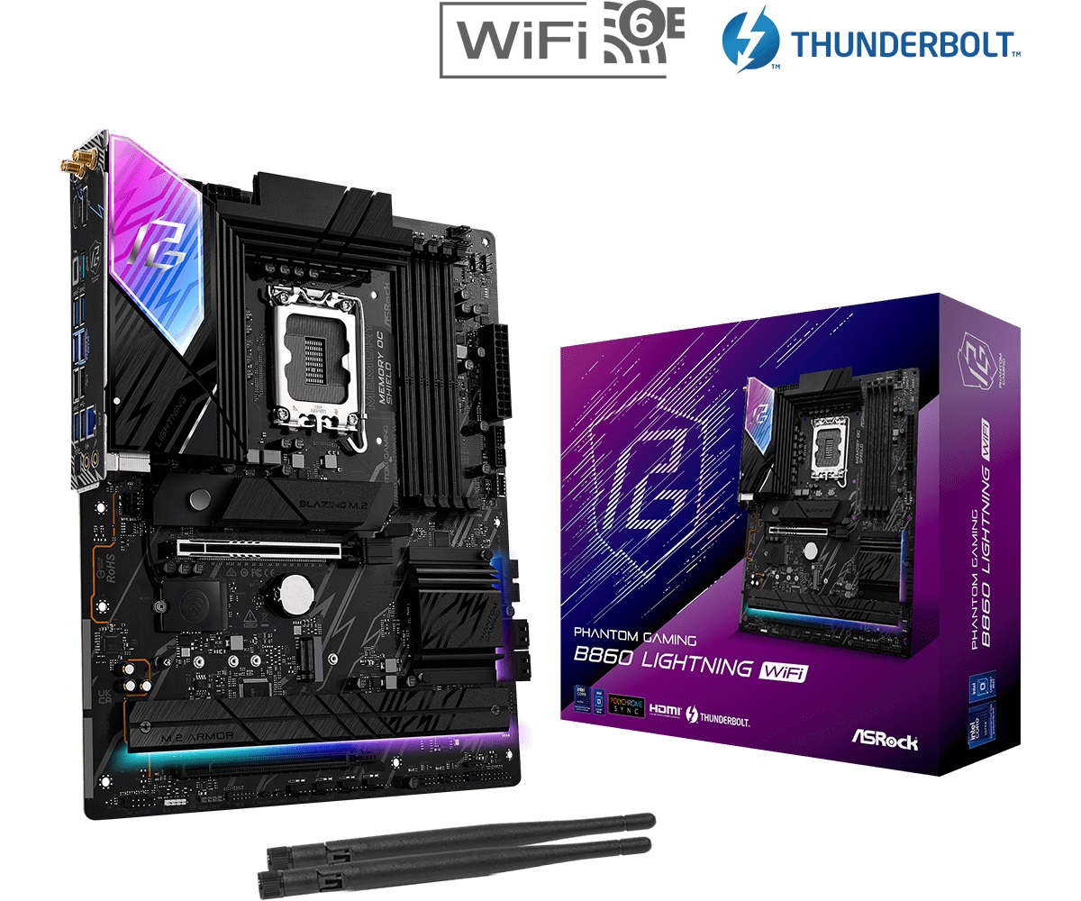 Дънна платка Asrock B860 LIGHTING WIFI 