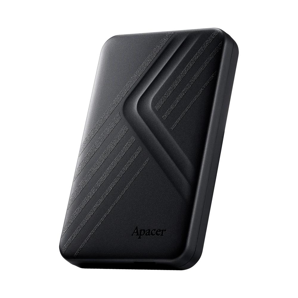 Apacer Външен хард диск Portable Hard Drive AC236 2TB USB 3.2 Gen 1, Black