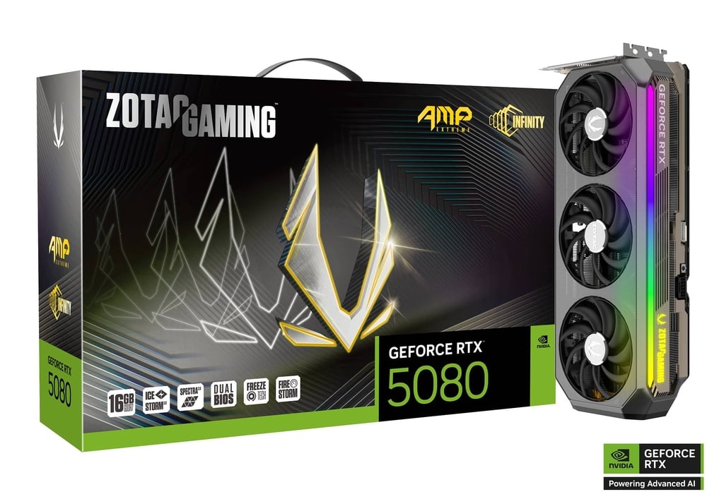 Видео карта ZOTAC GAMING GeForce RTX 5080 AMP Extreme INFINITY