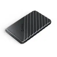 Orico външна кутия за диск Storage - Case - 2.5 inch USB-C Black - 25PW1C-C3-BK