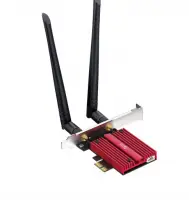 Мрежова карта Cudy WE9300, PCIe, 3-бандов, 5.7 Gbps, 2.8 Gbps, 688 Mbps, WiFi, Bluetooth 5.4