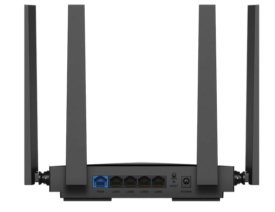 Беспроводной маршрутизатор Cudy WR3600H, 1× 2.5GbE, 4× GbE, 2882 Mbps + 688 Mbps, 3.6 Gbps, Dual-Band Wi-Fi 7 , VPN сервер и клиент, 10/100/1000