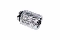 Удължител Alphacool Eiszapfen, 20 mm, G1/4 външна към G1/4 вътрешна резба, Сребрист