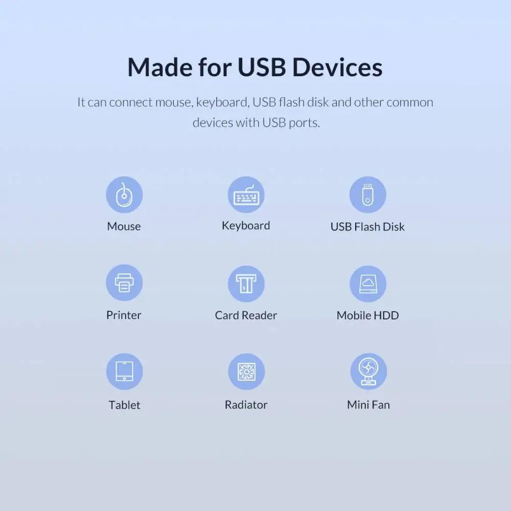 Orico хъб USB3.0 HUB 7 port with Power Adapter, On/Off buttons, Aluminium - BT2U3-7AB-EU-GY
